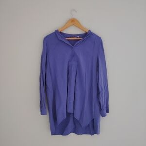 Soft Surroundings Quarter Button Long Sleeve